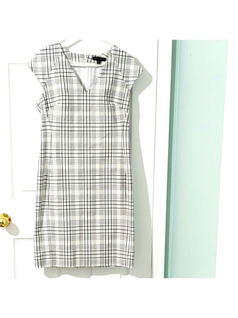 Banana Republic Petite Women's Structured Midi Dress Size 12